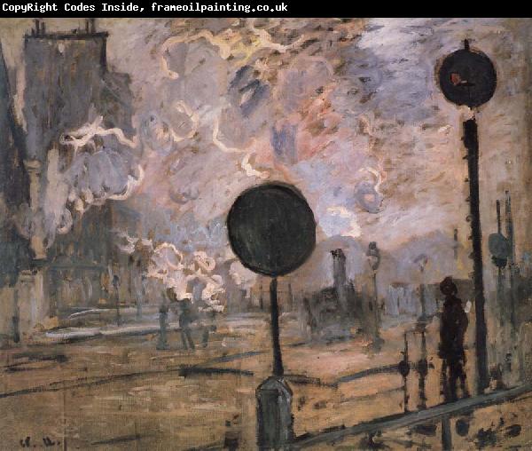 Claude Monet Exterior of Saint-Lazare Station